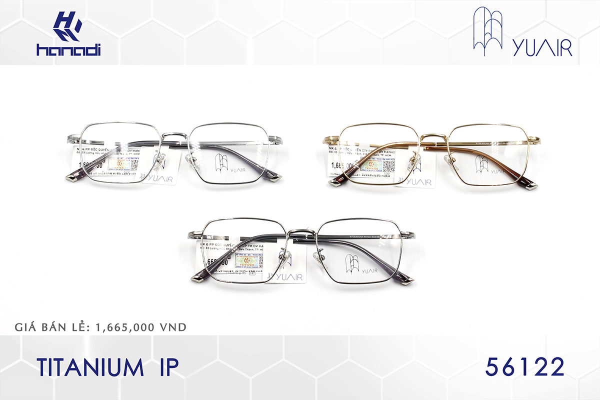 GỌNG TITANIUM YUAIR 56122