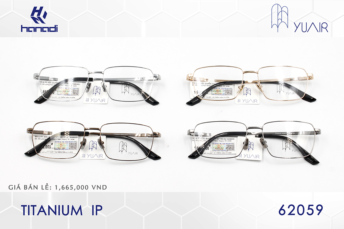 GỌNG TITANIUM YUAIR 62059