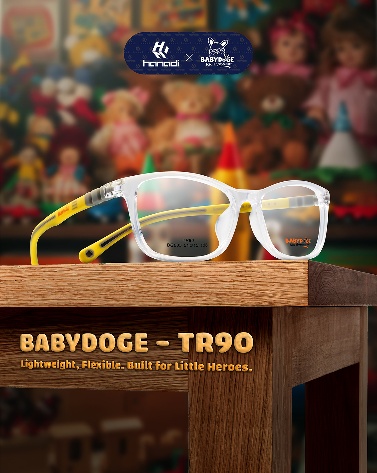 BABYDOGE - TR90 - BUILT FOR LITTLE HEROES