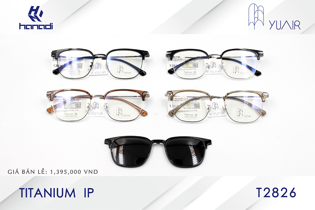 GỌNG TITANIUM YUAIR T2826