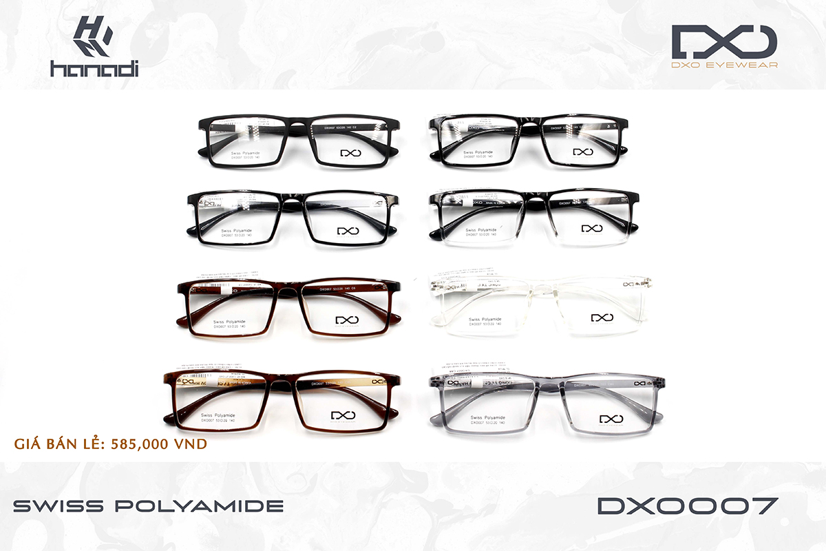 GỌNG SWISS POLYAMIDE DXO007