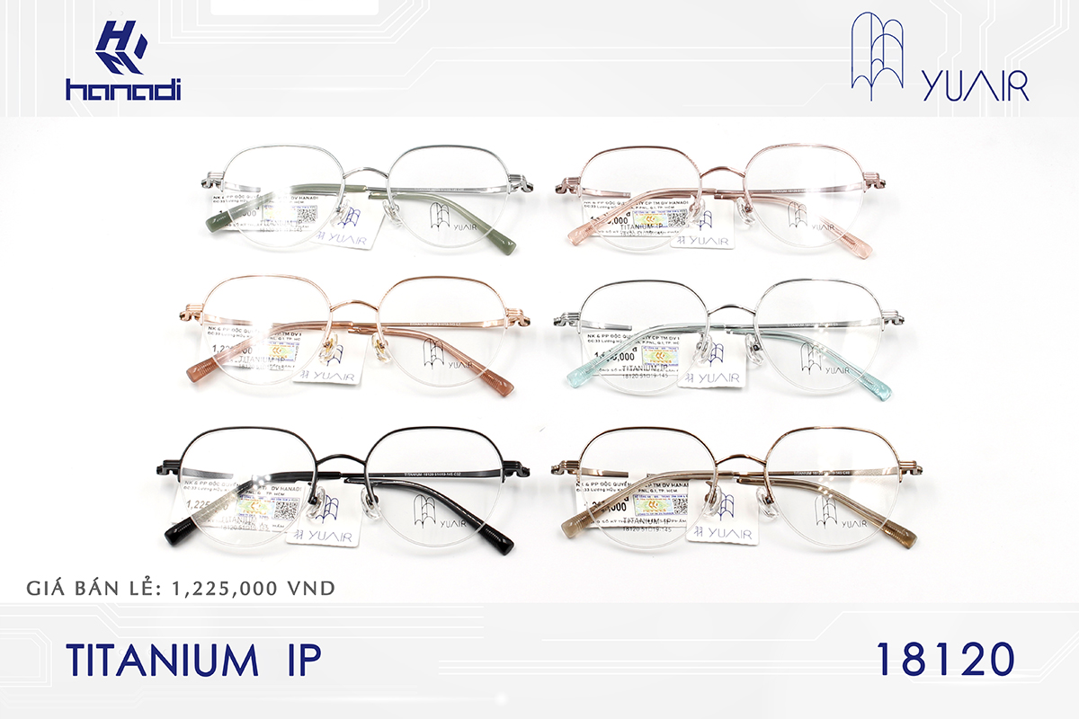 GỌNG TITANIUM YUAIR 18120