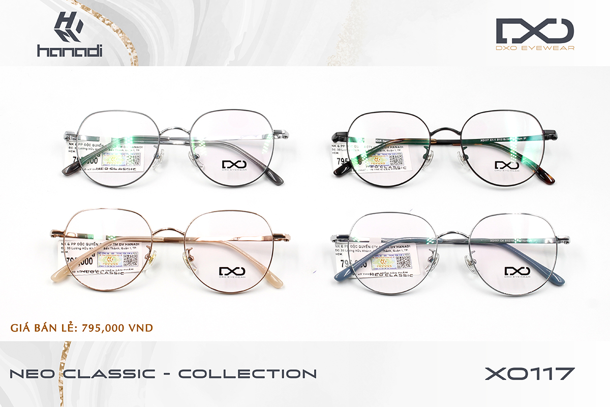GỌNG TITANIUM DXO XO117