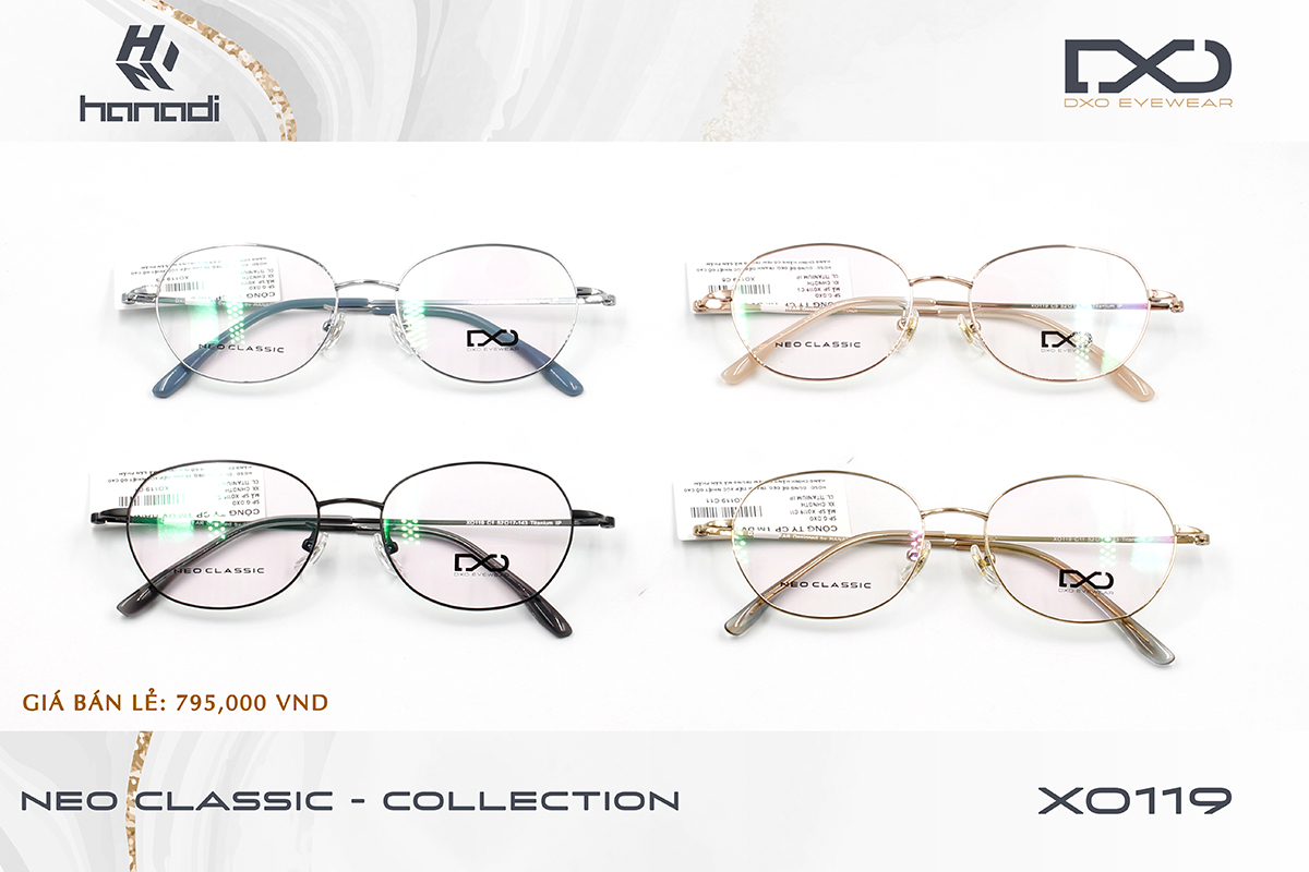 GỌNG TITANIUM DXO XO119