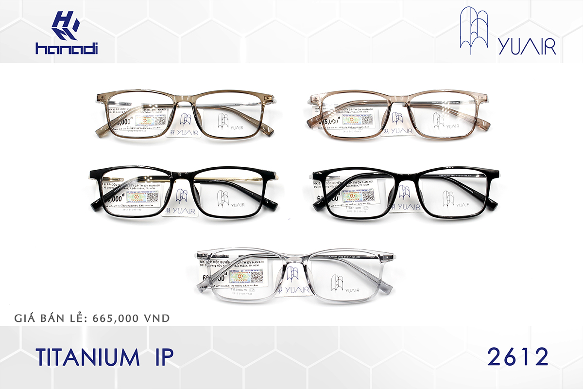 GỌNG TITANIUM YUAIR 2612