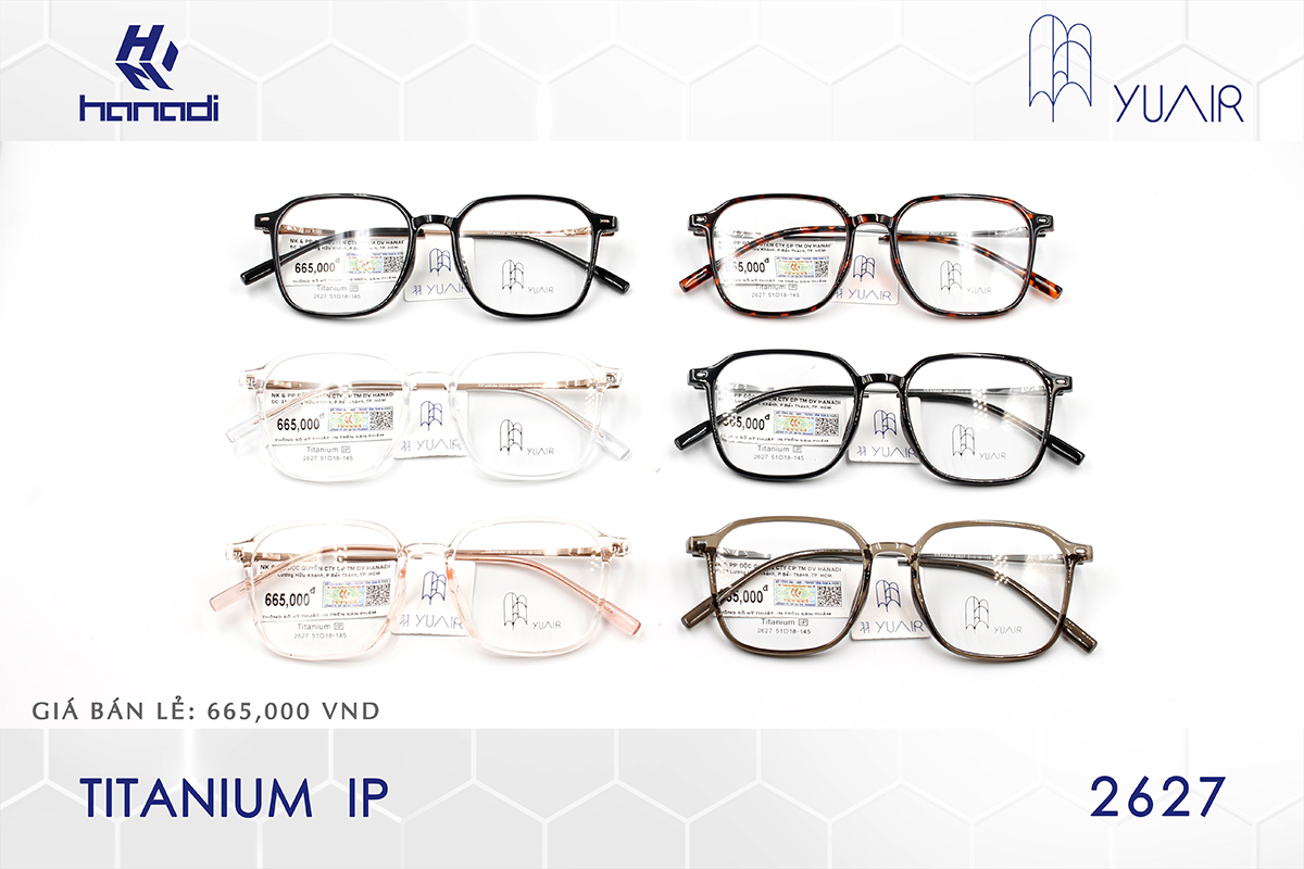 GỌNG TITANIUM YUAIR 2627