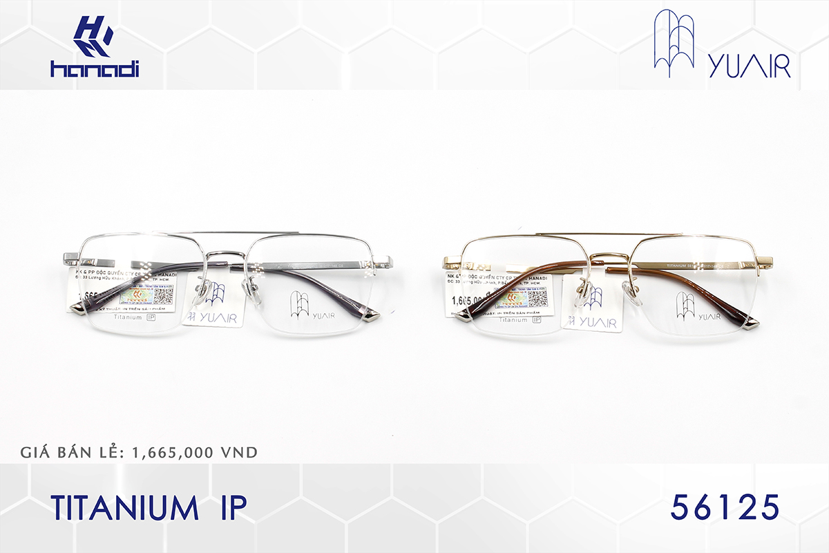 GỌNG TITANIUM YUAIR 56125