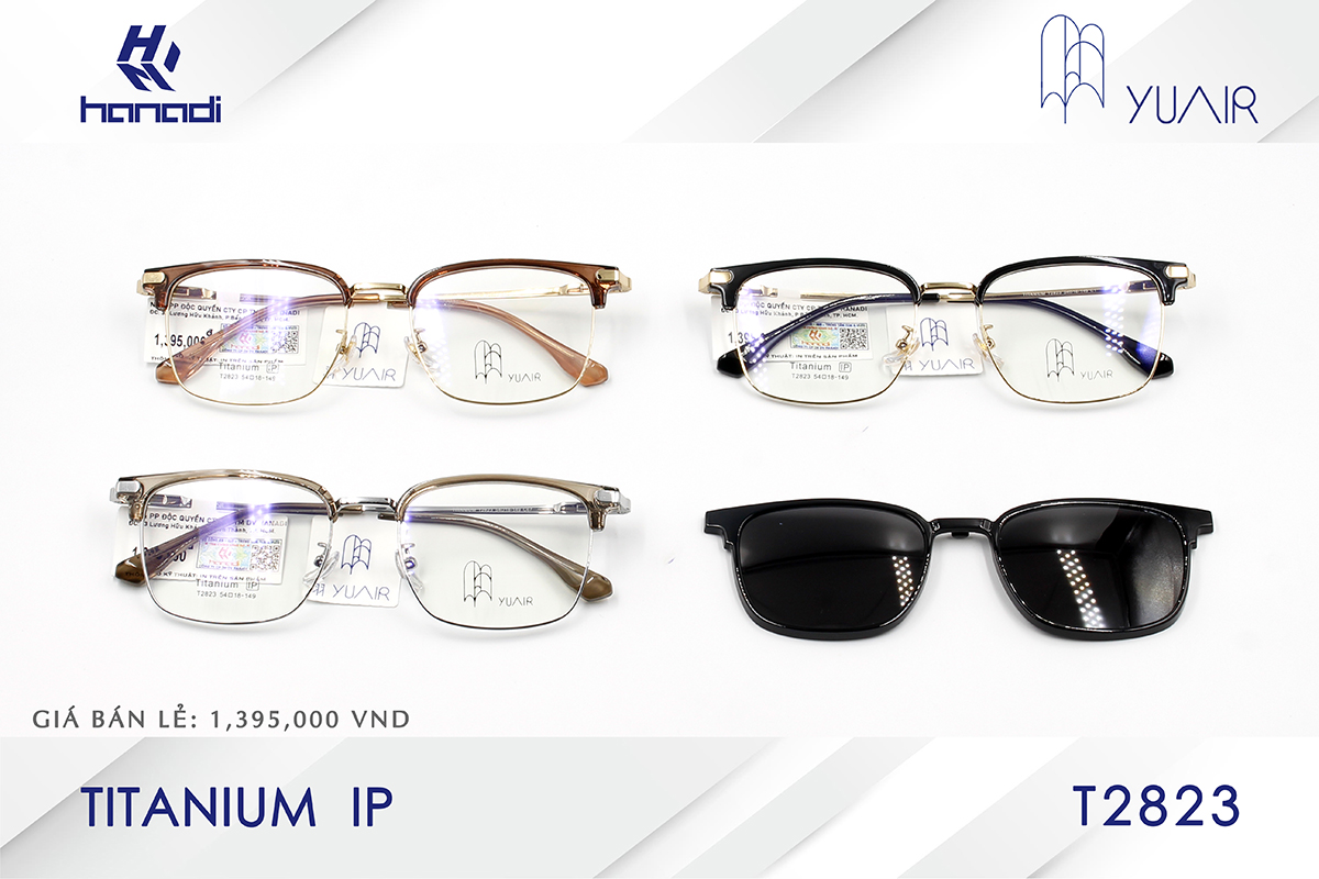 GỌNG TITANIUM YUAIR T2823