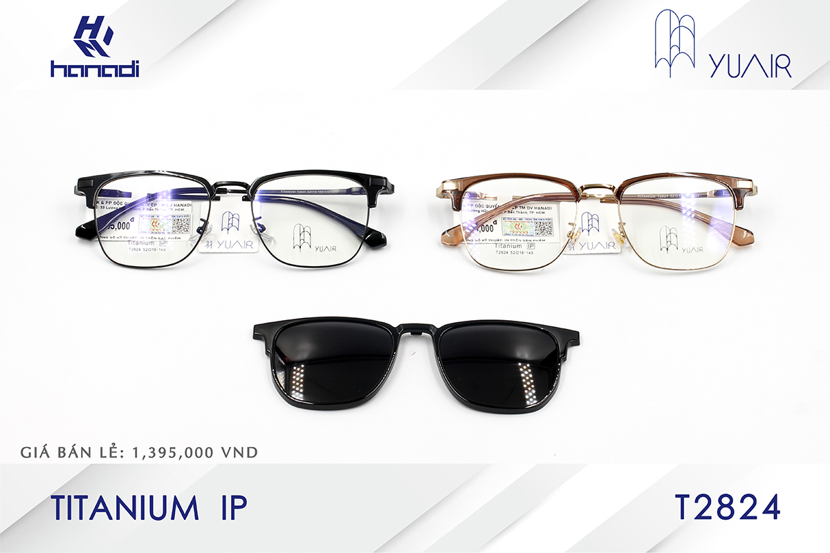 GỌNG TITANIUM YUAIR T2824