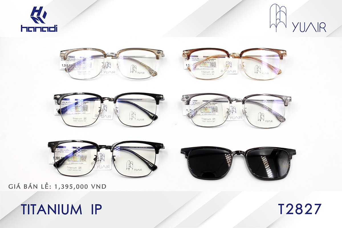 GỌNG TITANIUM YUAIR T2827