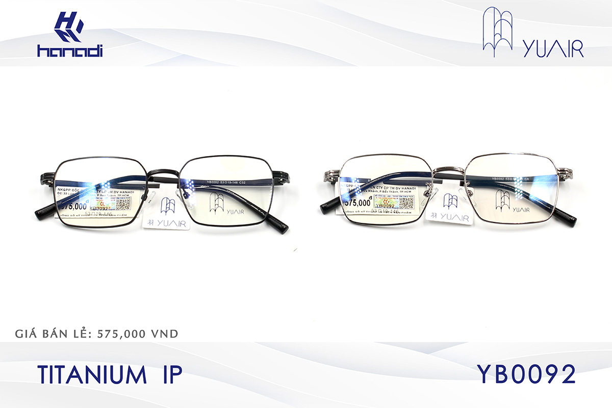 GỌNG TITANIUM YUAIR YB0092
