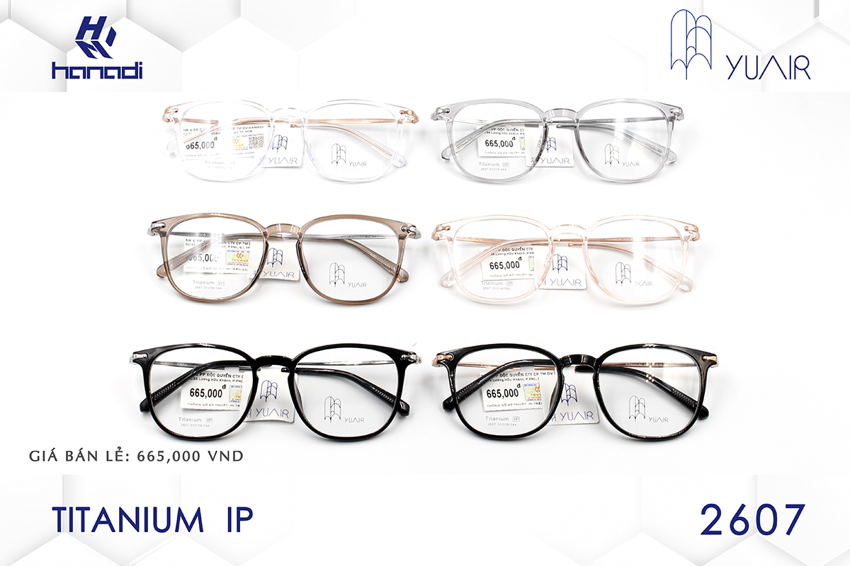 GỌNG TITANIUM YUAIR 2607