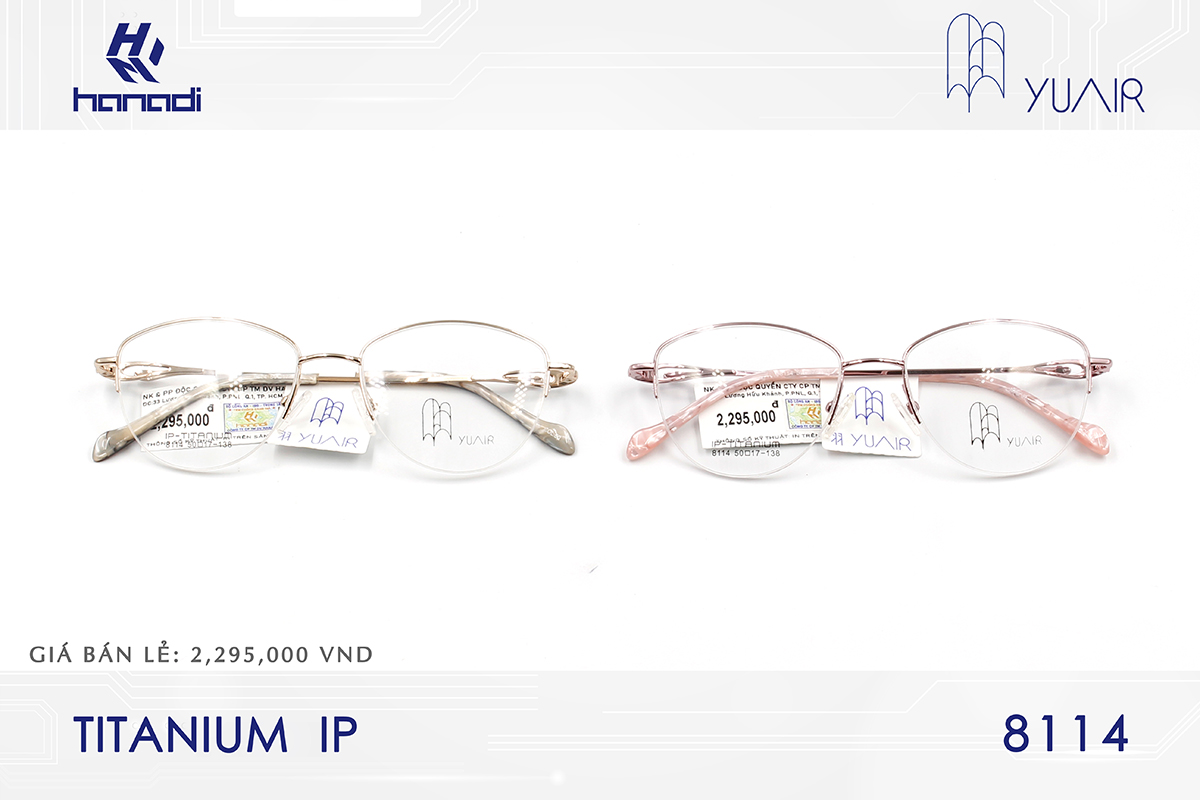 GỌNG TITANIUM YUAIR 8114