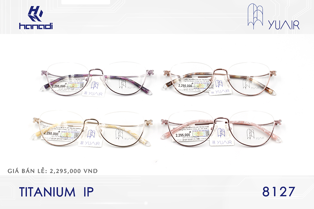 GỌNG TITANIUM YUAIR 8127