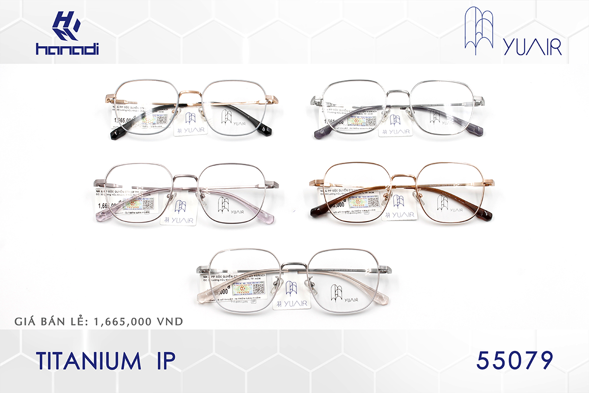 GỌNG TITANIUM YUAIR 55079