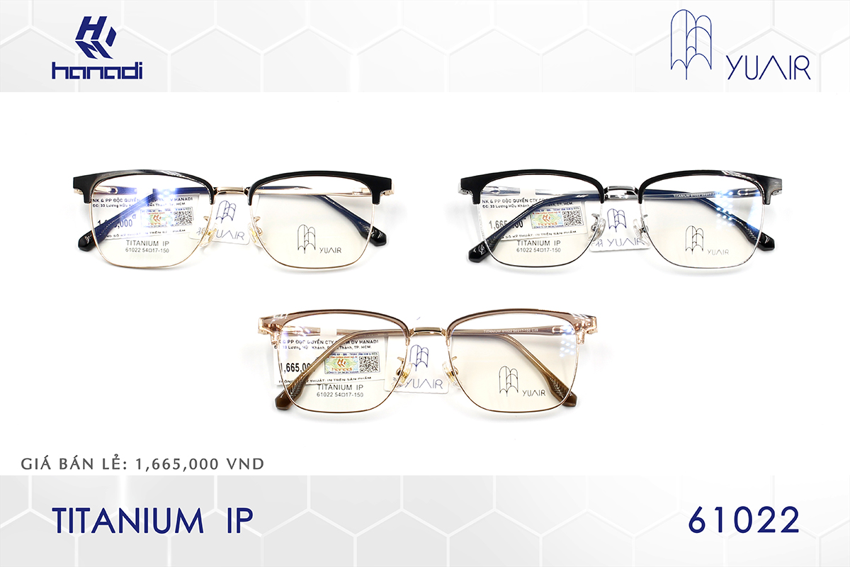 GỌNG TITANIUM YUAIR 61022