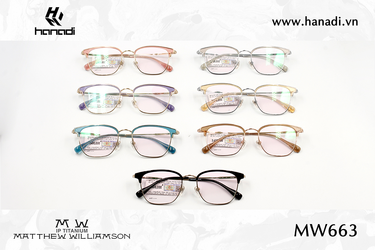 G. TITANIUM MATTHEW WILLIAMSON MW/663