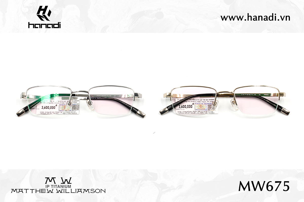 G. TITANIUM MATTHEW WILLIAMSON MW/675