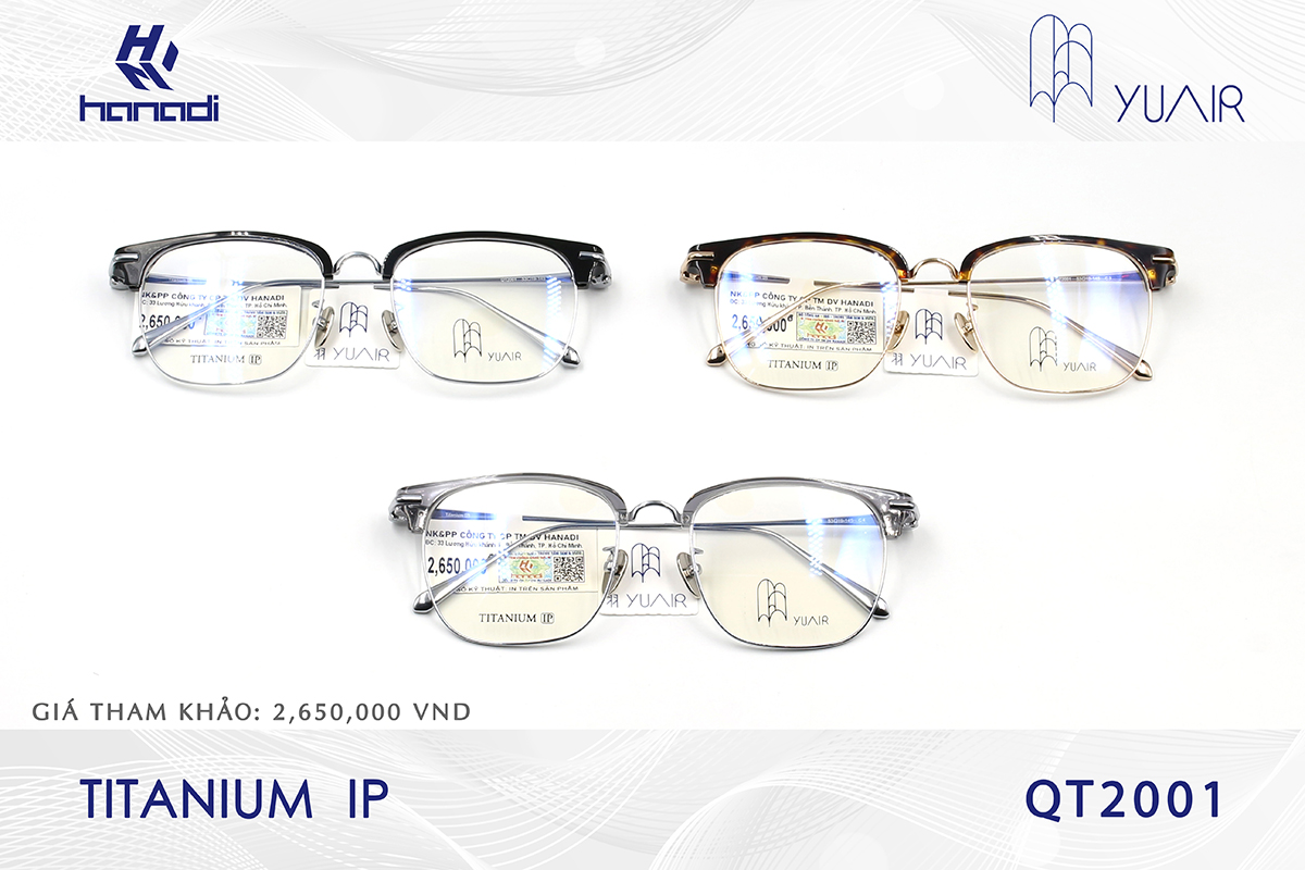 GỌNG TITANIUM YUAIR QT2001