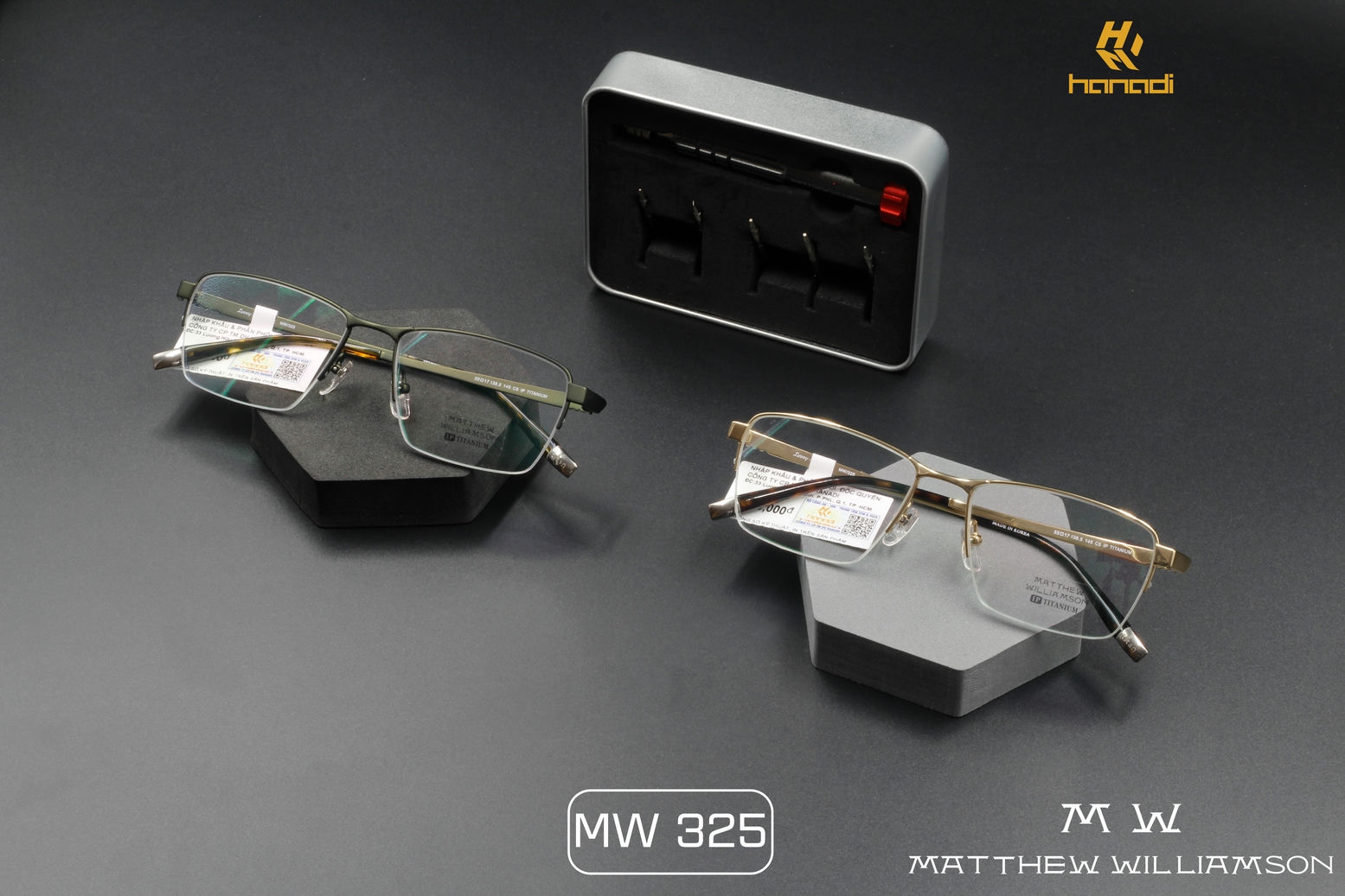 G. TITANIUM MATTHEW WILLIAMSON MW325