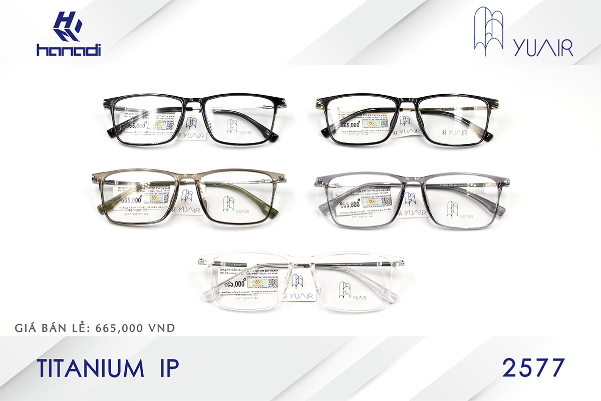 GỌNG TITANIUM YUAIR 2577