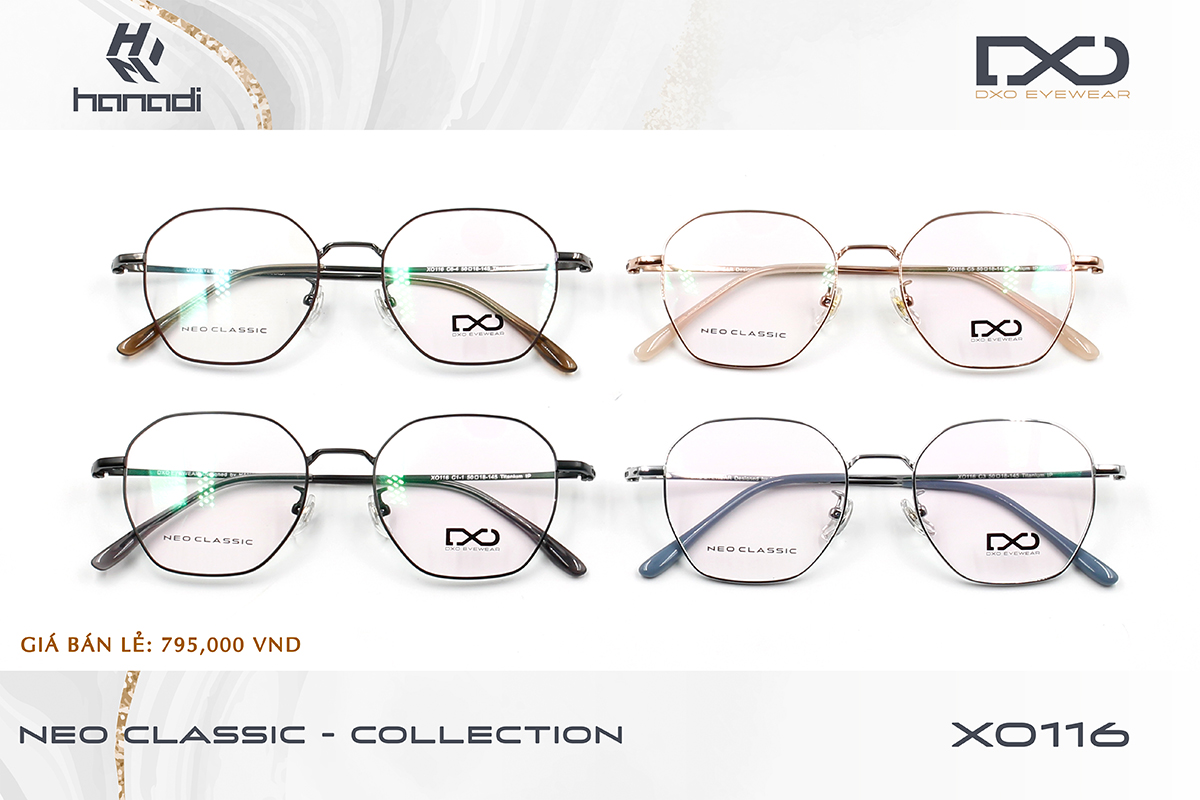 GỌNG TITANIUM DXO XO116