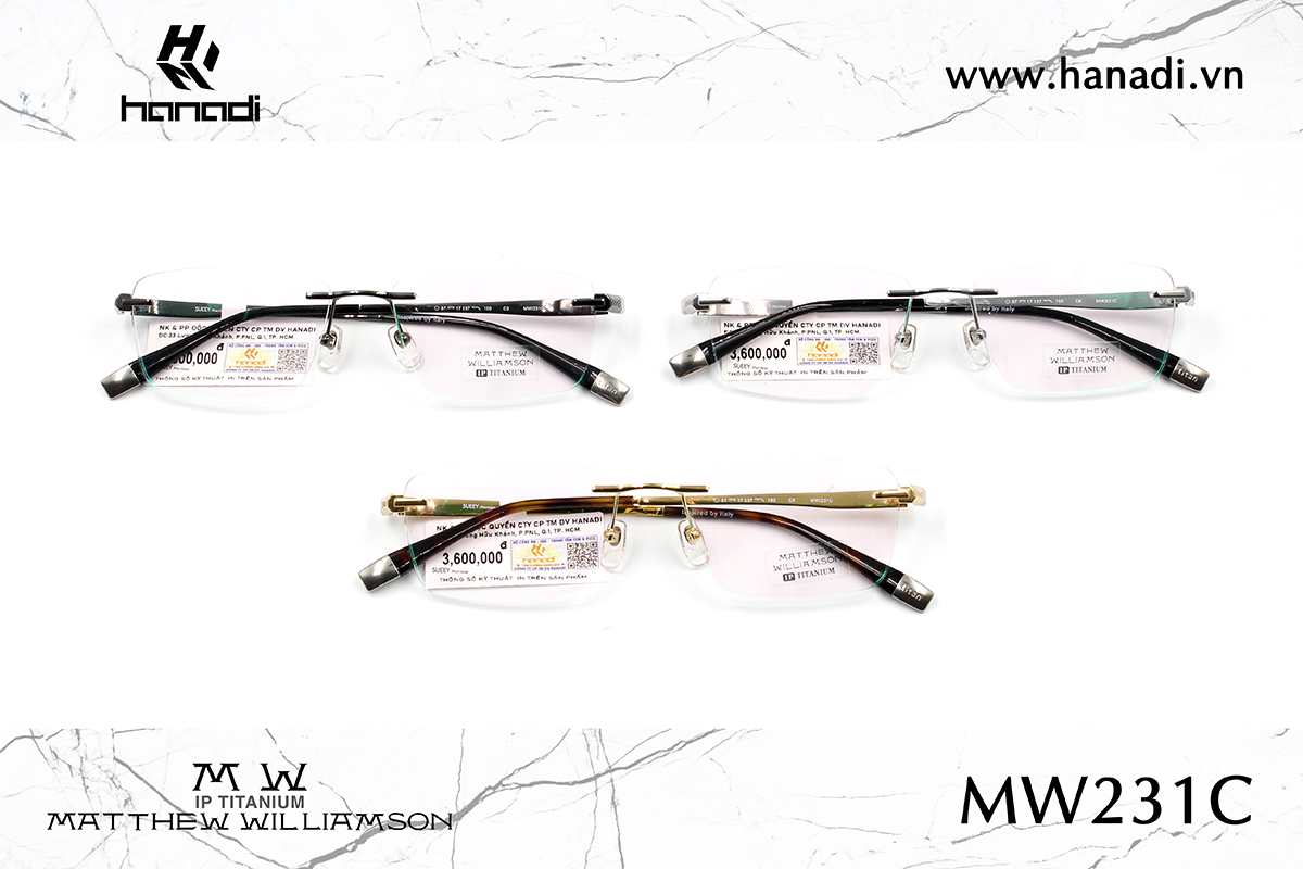 G. TITANIUM MATTHEW WILLIAMSON MW/231C