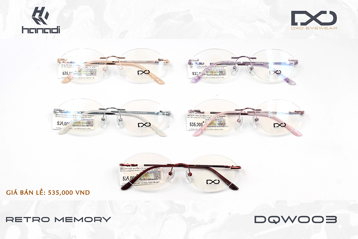 GỌNG TITANIUM DXO DQW003