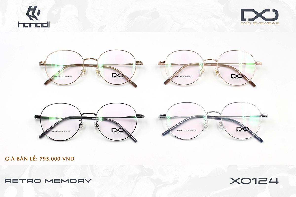 GỌNG TITANIUM DXO XO124