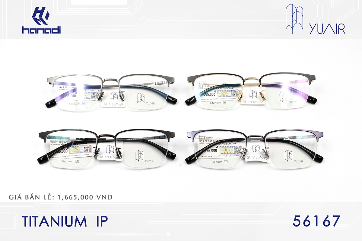 GỌNG TITANIUM YUAIR 56167