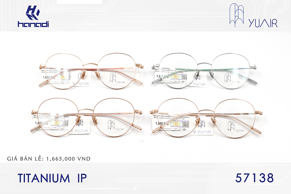 GỌNG TITANIUM YUAIR 57138