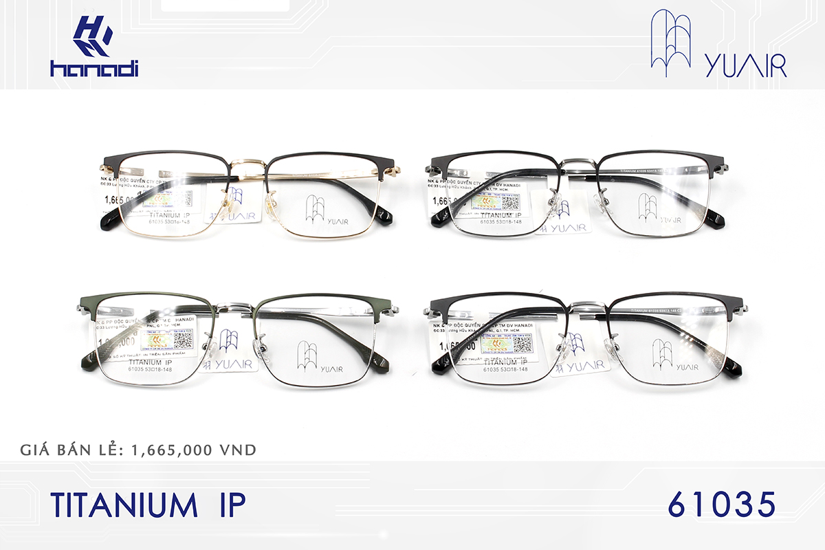 GỌNG TITANIUM YUAIR 61035