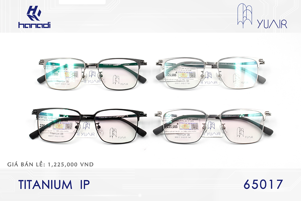 GỌNG TITANIUM YUAIR 65017