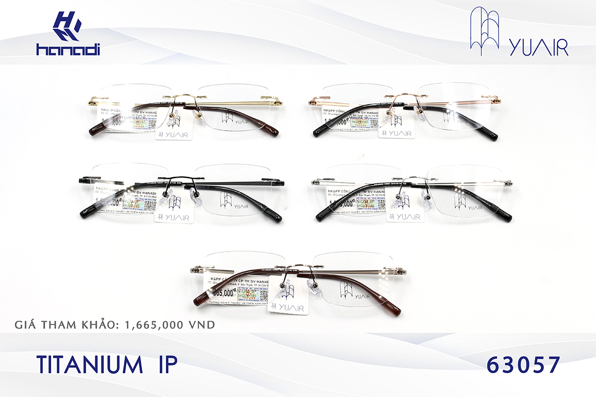 GỌNG TITANIUM YUAIR 63057