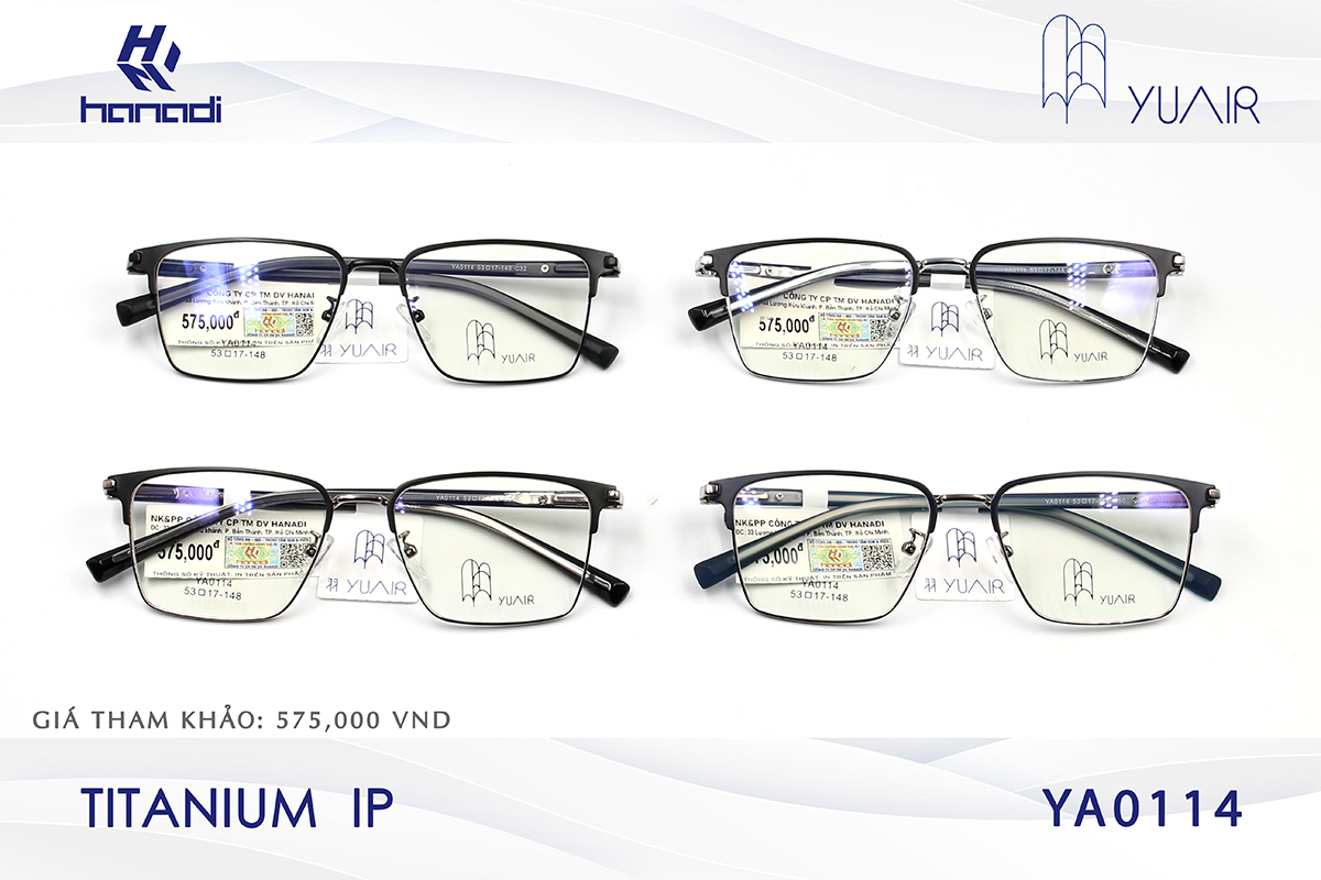 GỌNG TITANIUM YUAIR YA0114