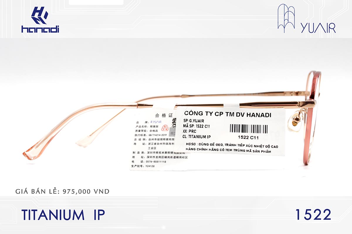 GỌNG TITANIUM YUAIR 1522