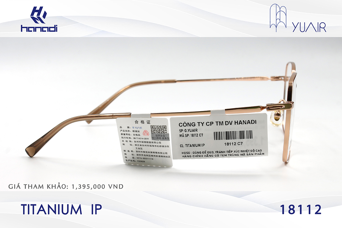 GỌNG TITANIUM YUAIR 18112