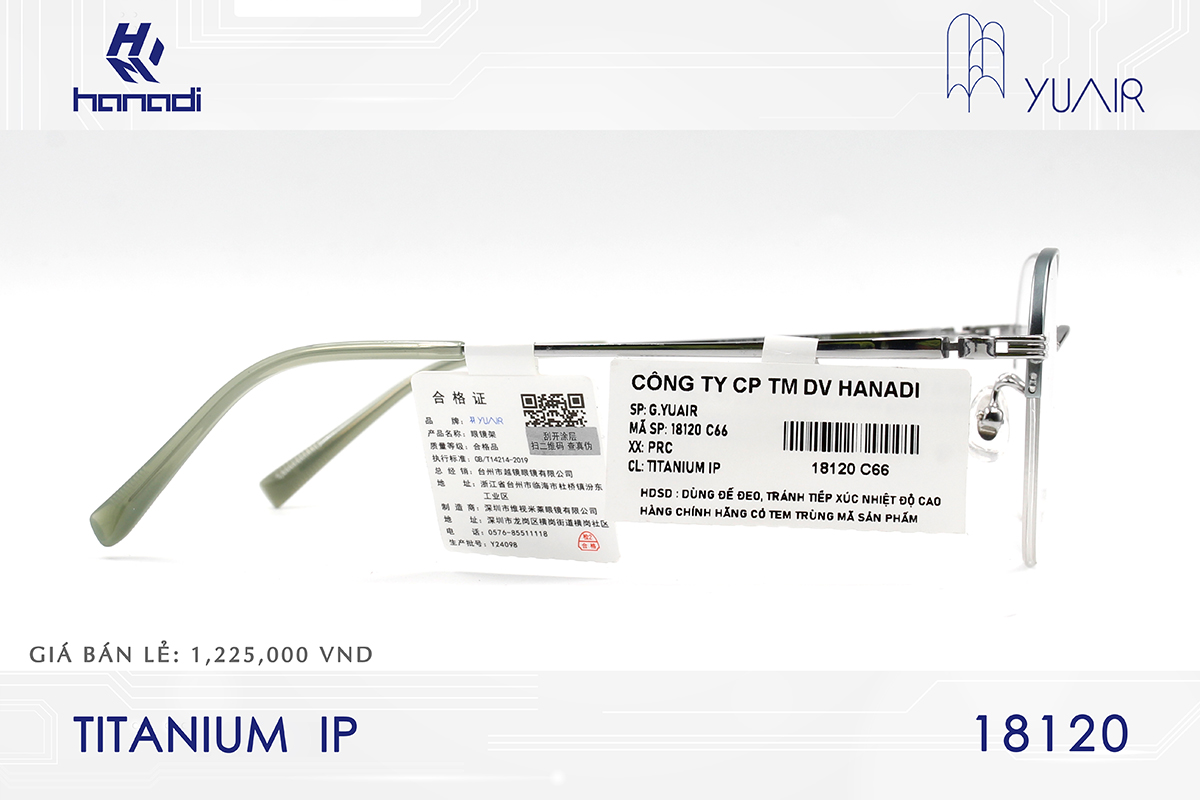 GỌNG TITANIUM YUAIR 18120