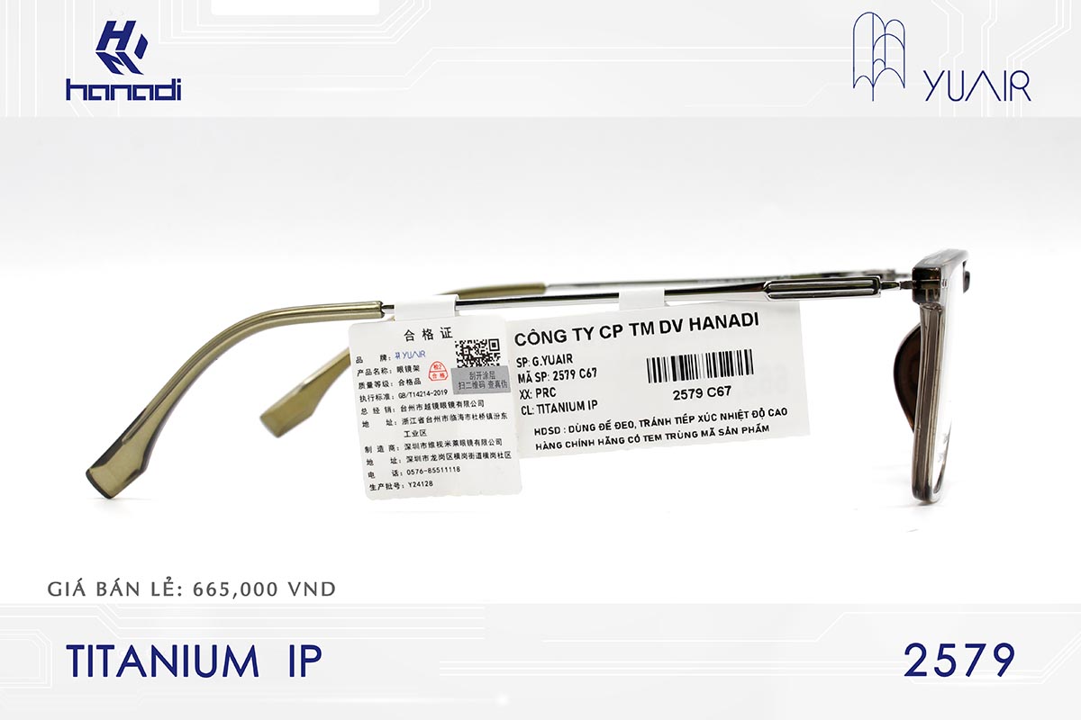 GỌNG TITANIUM YUAIR 2579