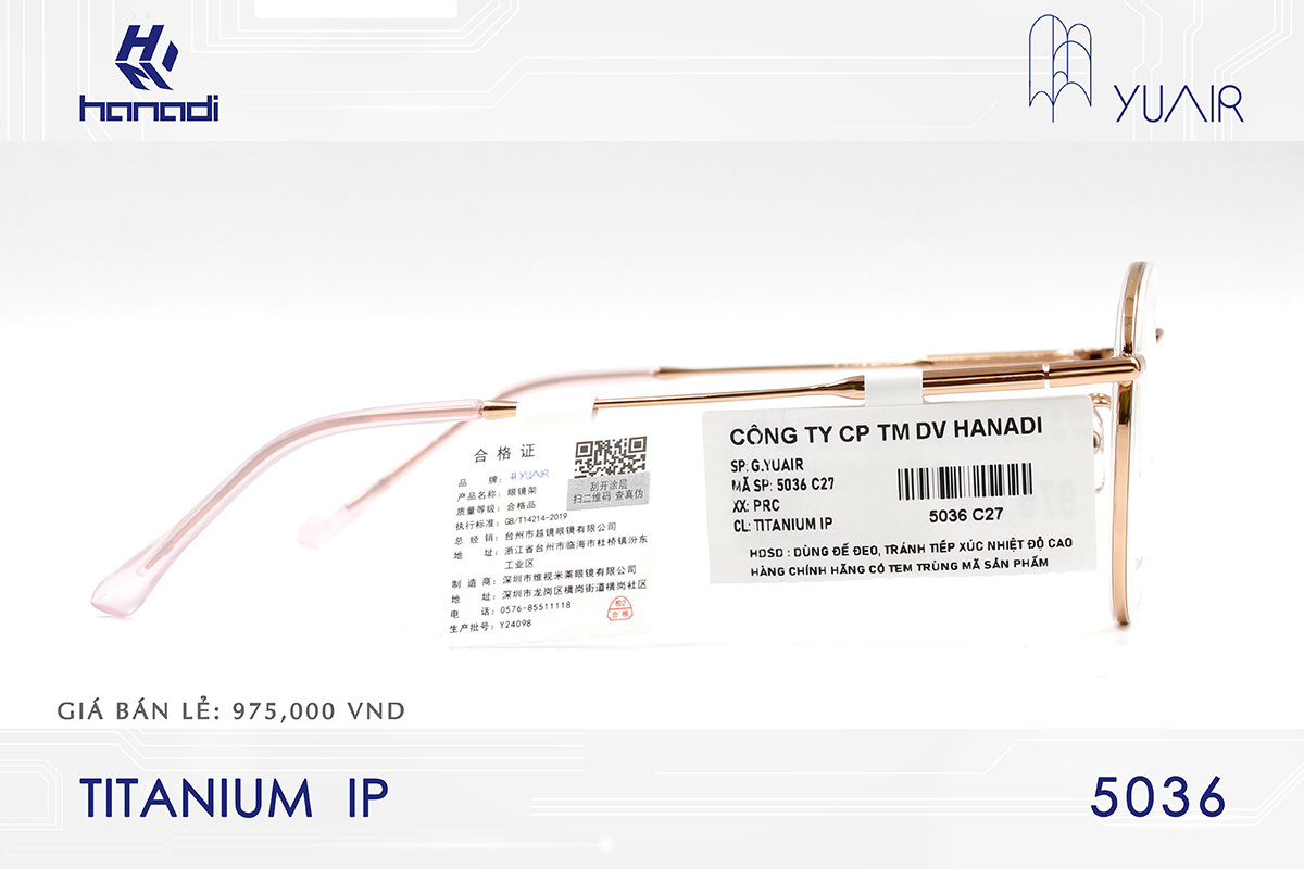 GỌNG TITANIUM YUAIR 5036