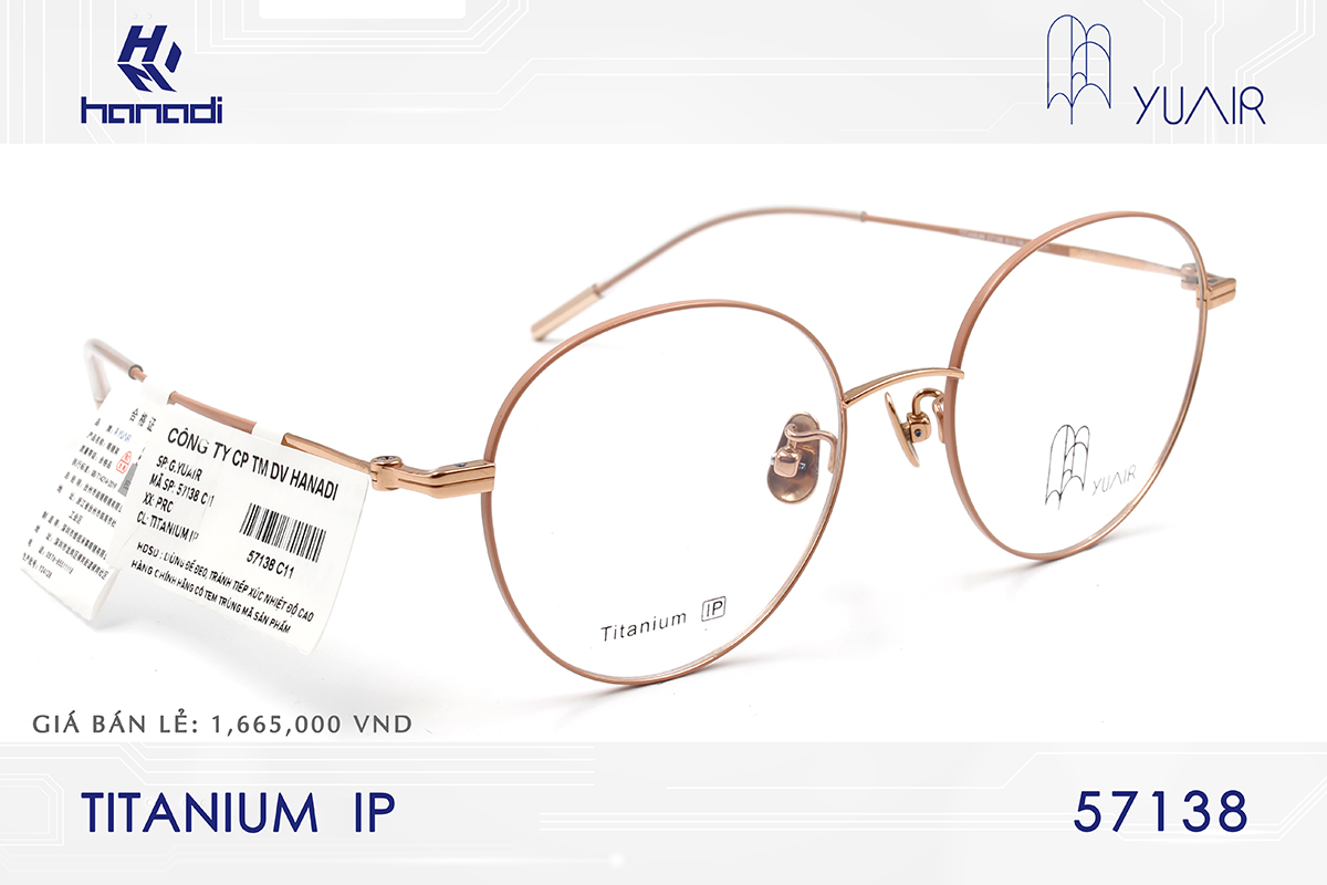 GỌNG TITANIUM YUAIR 57138