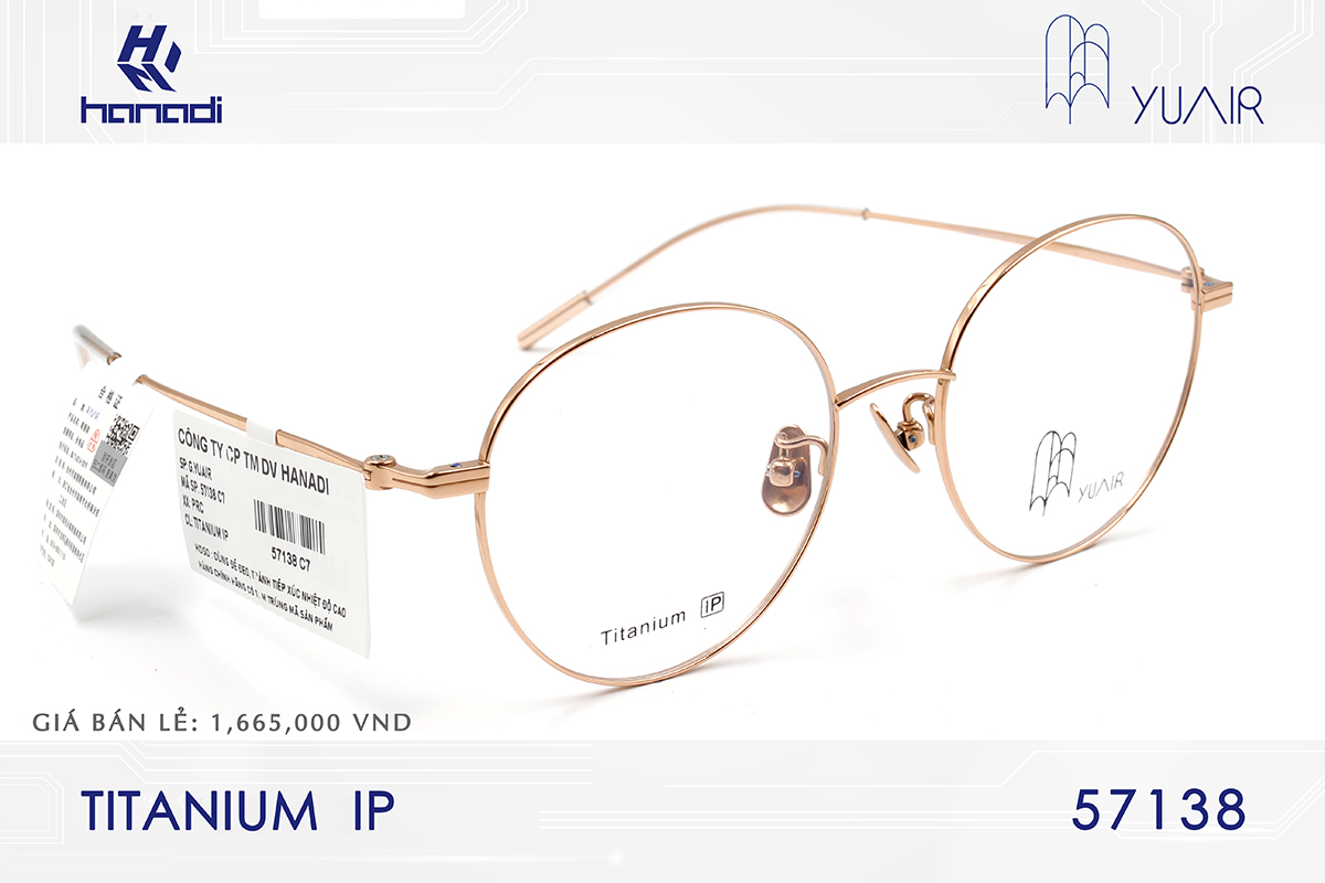 GỌNG TITANIUM YUAIR 57138