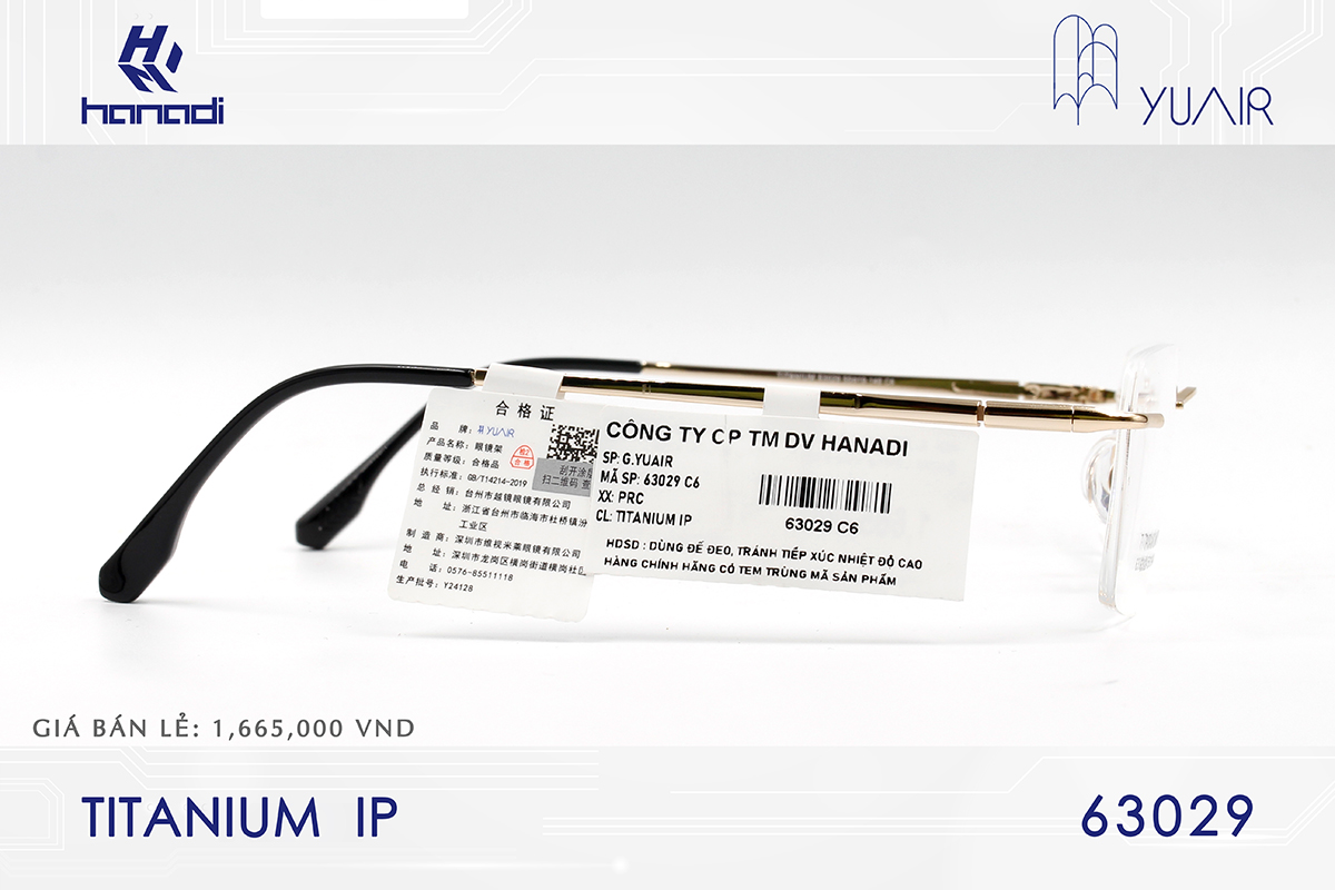 GỌNG TITANIUM YUAIR 63029
