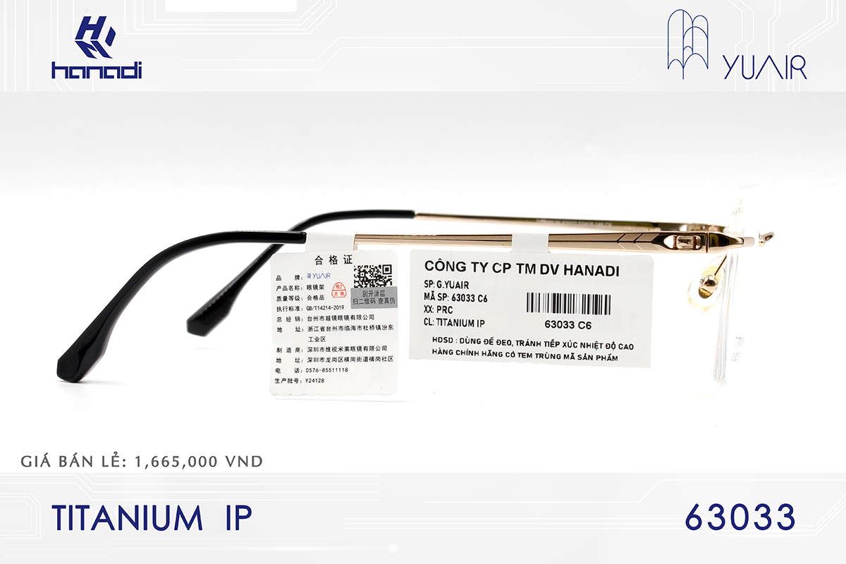 GỌNG TITANIUM YUAIR 63033