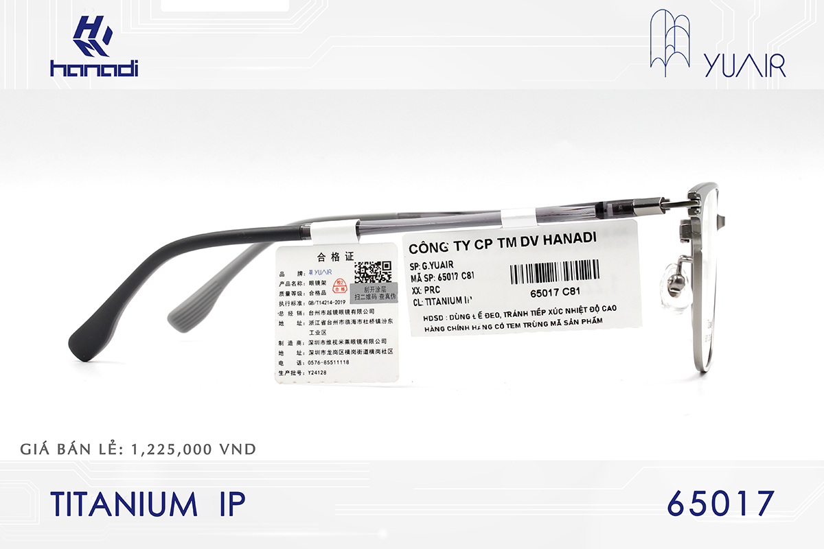 GỌNG TITANIUM YUAIR 65017