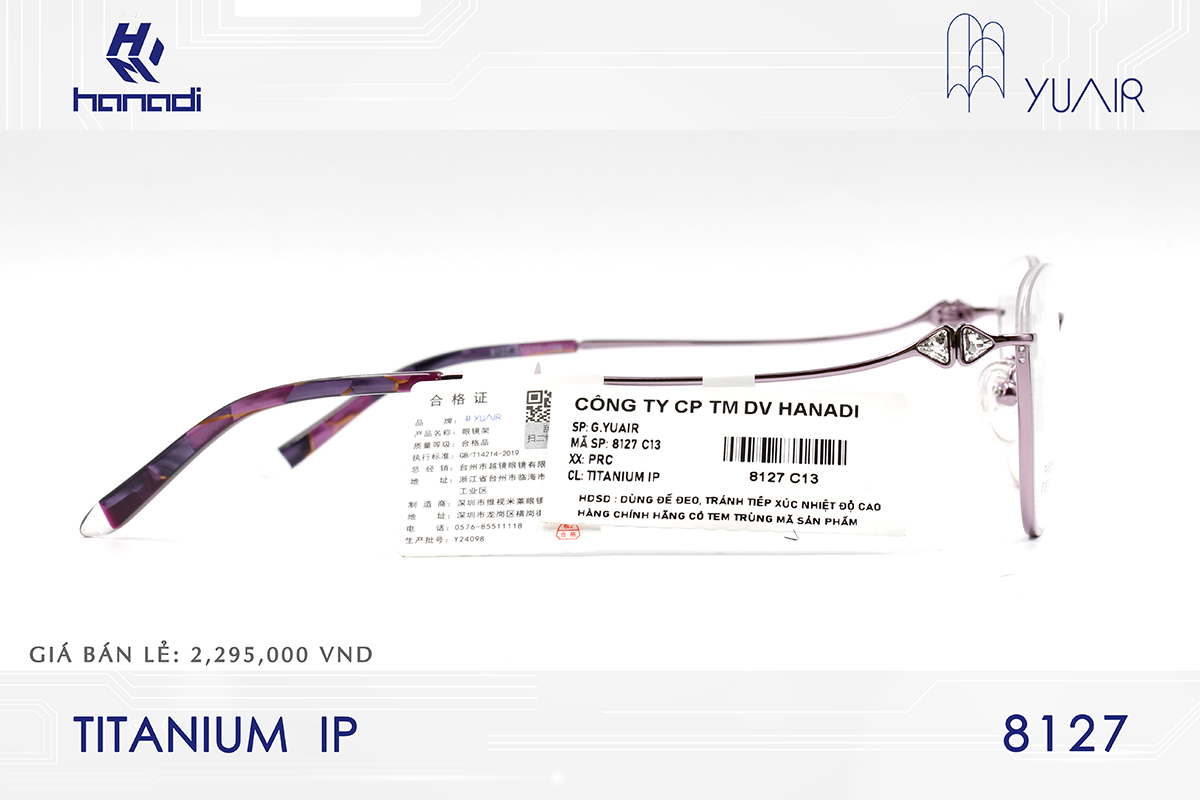 GỌNG TITANIUM YUAIR 8127
