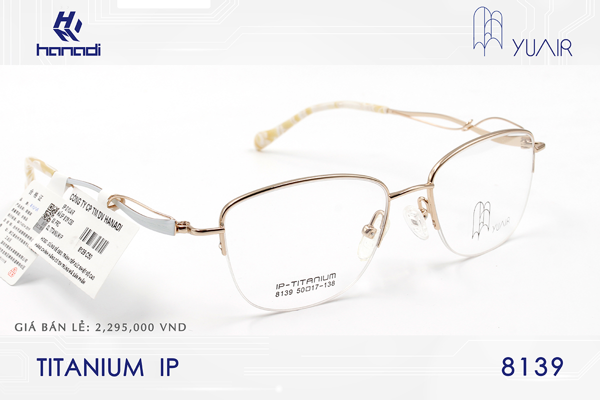 GỌNG TITANIUM YUAIR 8139