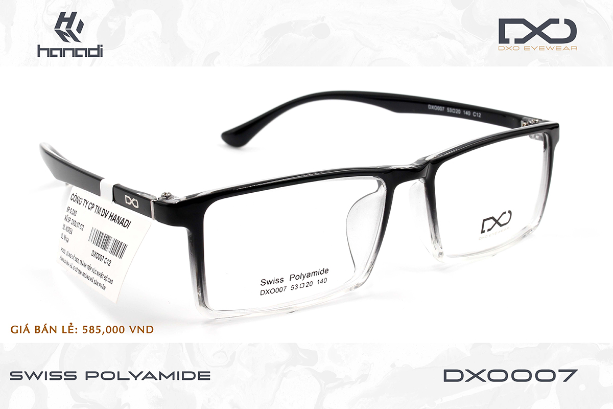 GỌNG SWISS POLYAMIDE DXO007