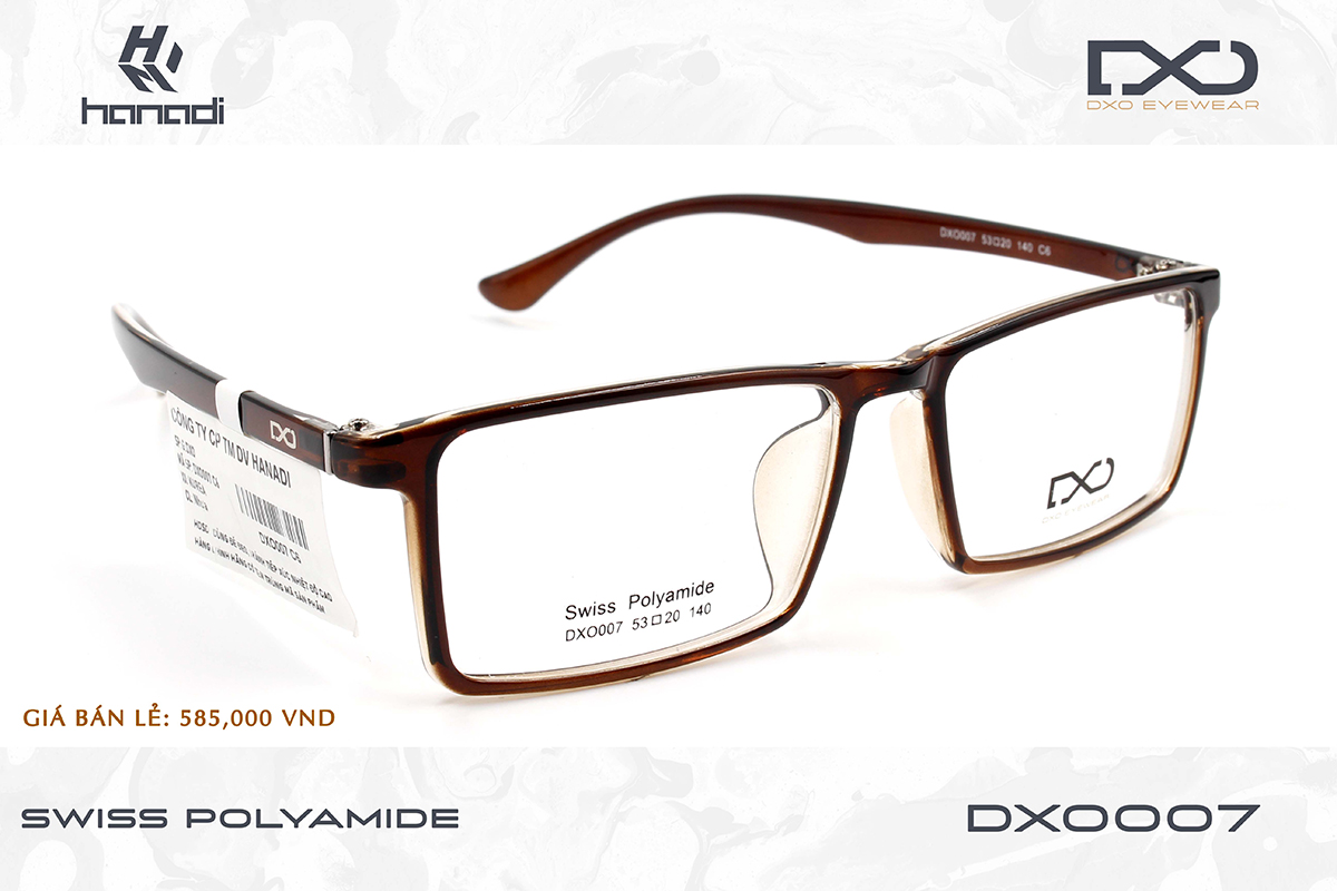 GỌNG SWISS POLYAMIDE DXO007