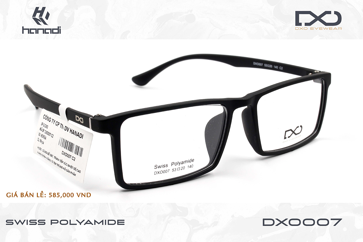 GỌNG SWISS POLYAMIDE DXO007